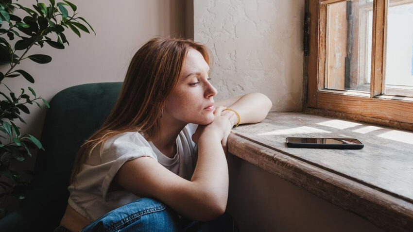 triste por las redes